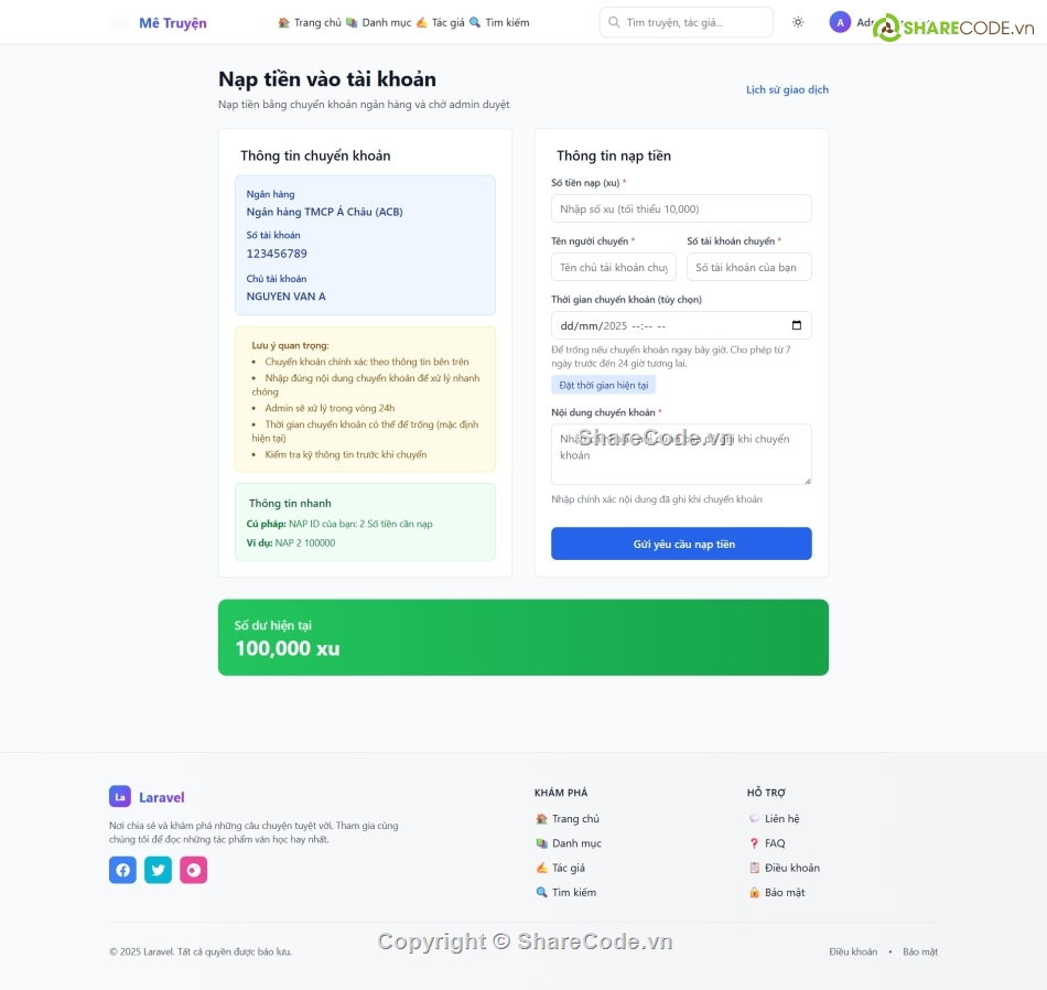 website đọc truyện,nền tảng truyện VIP,CMS quản trị truyện,tích hợp thanh toán,giao diện responsive,tối ưu SEO truyện